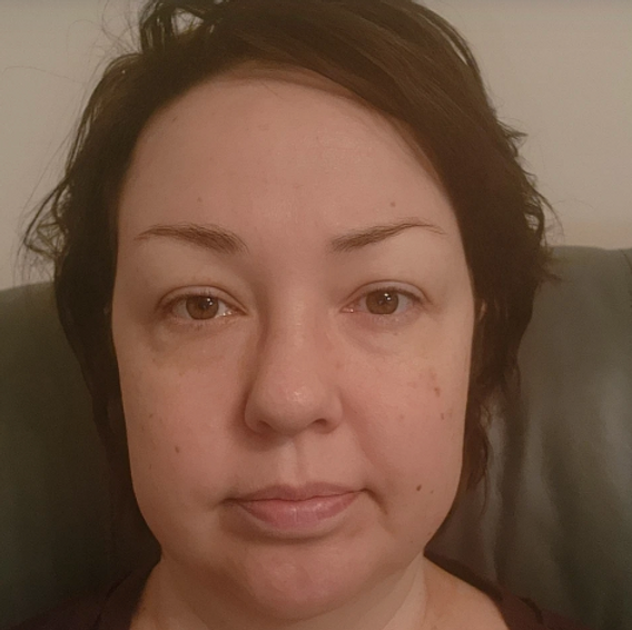 Me struggling in 2023 ... health and financial struggles were relentless. Click here to see a pic of me now.